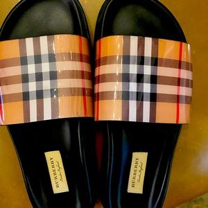 Burberry Slides New Without Tags.